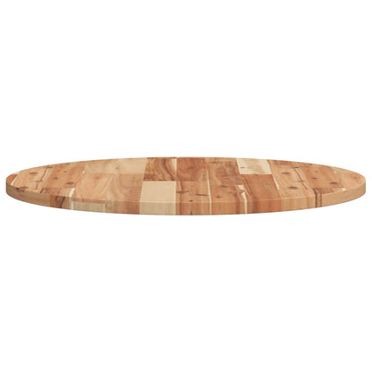 Piano Tavolo Rotondo Ø60x2 cm in Legno Massello di Acacia | homemem39