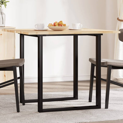 Piano Tavolo Quadrato 90x90x2 cm in Legno Massello di Acacia | homemem39