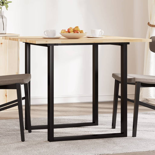 Piano Tavolo Quadrato 90x90x2 cm in Legno Massello di Acacia | homemem39
