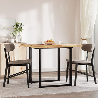 Piano Tavolo Quadrato 90x90x4 cm in Legno Massello di Acacia | homemem39