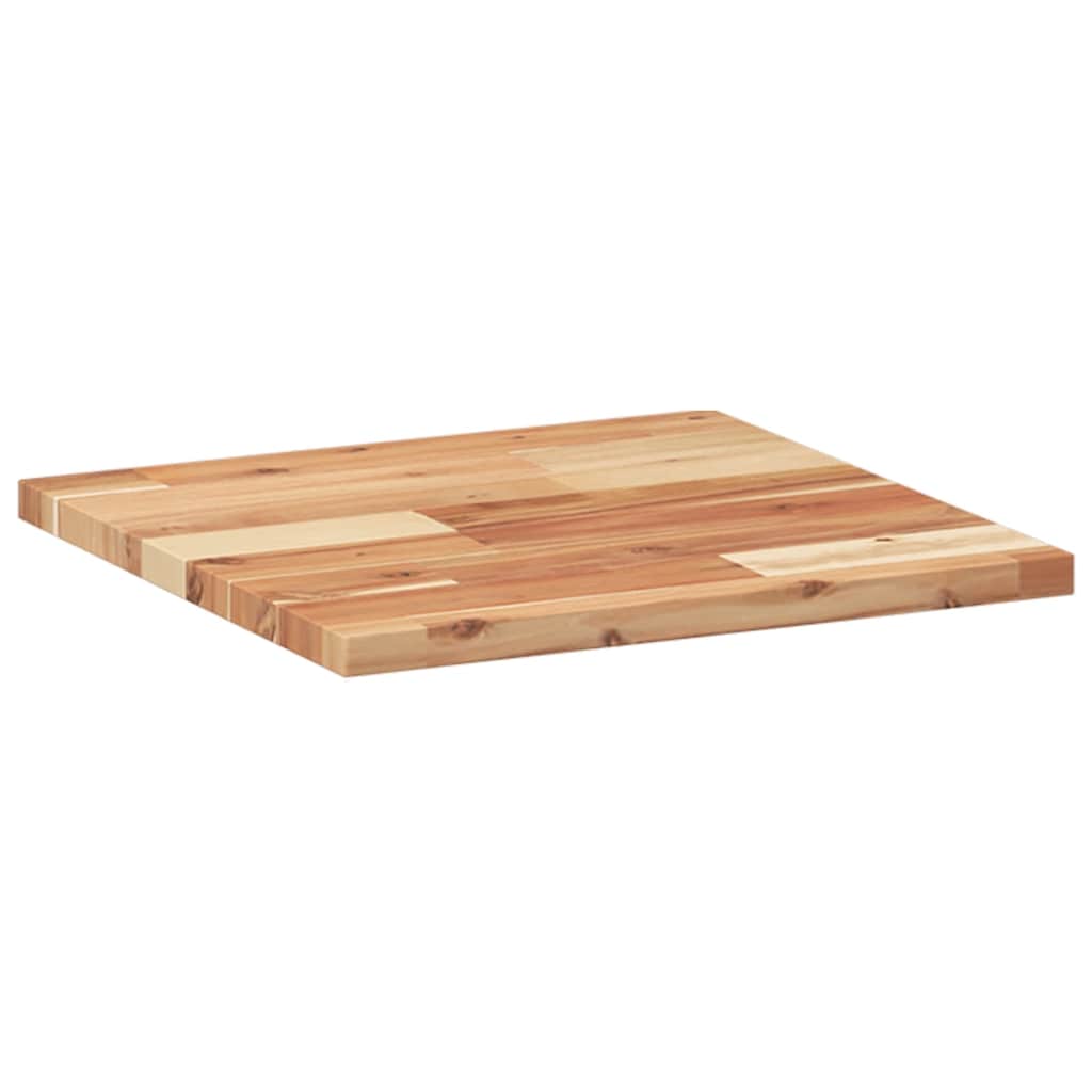 Piano Tavolo Quadrato 40x40x2 cm in Legno Massello di Acacia | homemem39