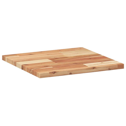 Piano Tavolo Quadrato 40x40x2 cm in Legno Massello di Acacia | homemem39