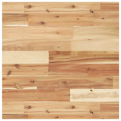 Piano Tavolo Quadrato 50x50x2 cm in Legno Massello di Acacia | homemem39