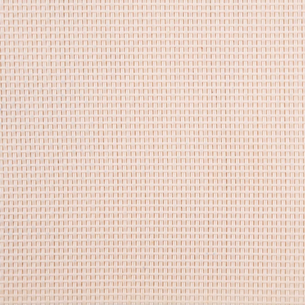 Lettino Prendisole con Tavolo Crema Massello Acacia e Textilene - homemem39