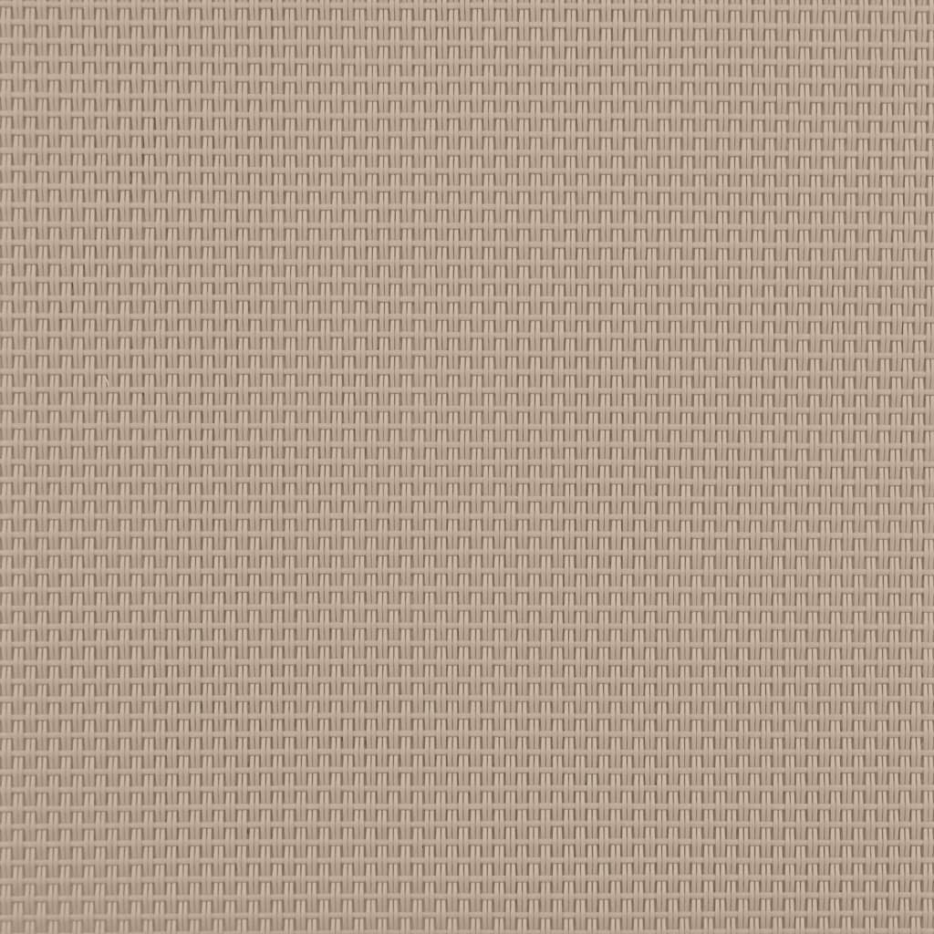 Lettino Prendisole e Tavolo Tortora Massello Acacia e Textilene - homemem39