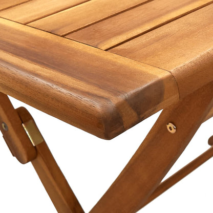 Set Pranzo da Giardino 5 pz Beige Polipropilene/ Legno Massello | homemem39