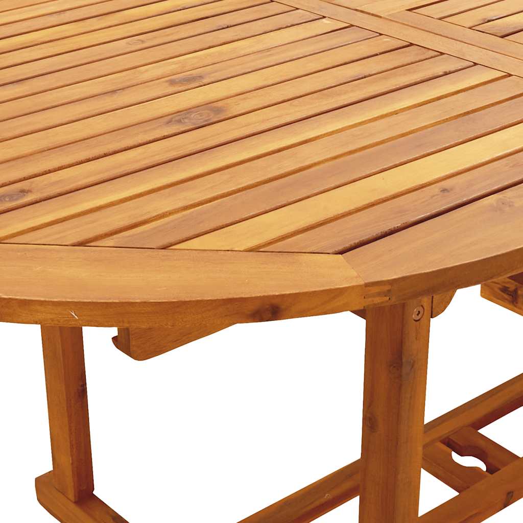 Set Pranzo da Giardino 7 pz Grigio Polyrattan e Legno Massello | homemem39