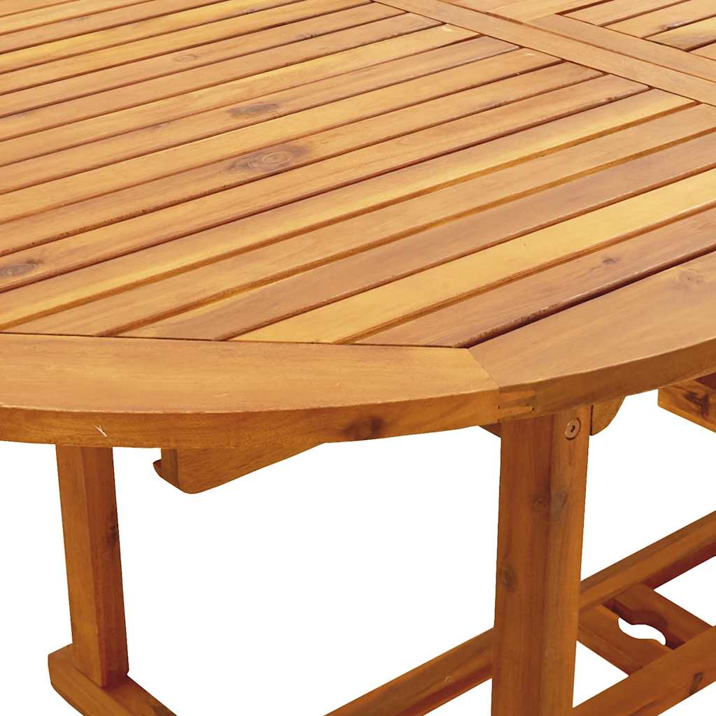 Set Pranzo da Giardino 7 pz Antracite Tessuto e Legno Massello | homemem39