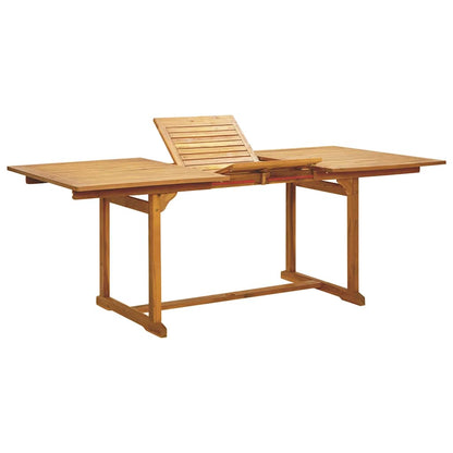 Set Pranzo da Giardino 7 pz Antracite Tessuto e Legno Massello | homemem39