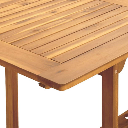 Set Pranzo da Giardino 7 pz Antracite Tessuto e Legno Massello | homemem39