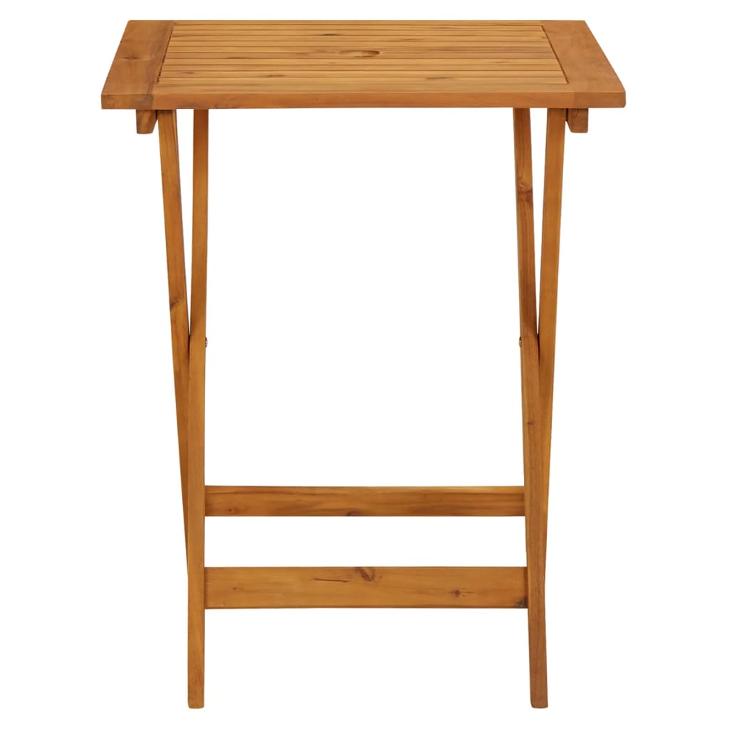 Set da Bistrot 3 pz Nero in Polyrattan e Legno Massello | homemem39