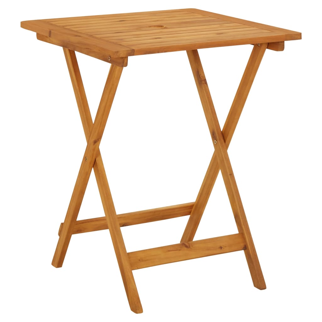 Set da Bistrot 3pz Nero in Polipropilene e Legno Massello | homemem39