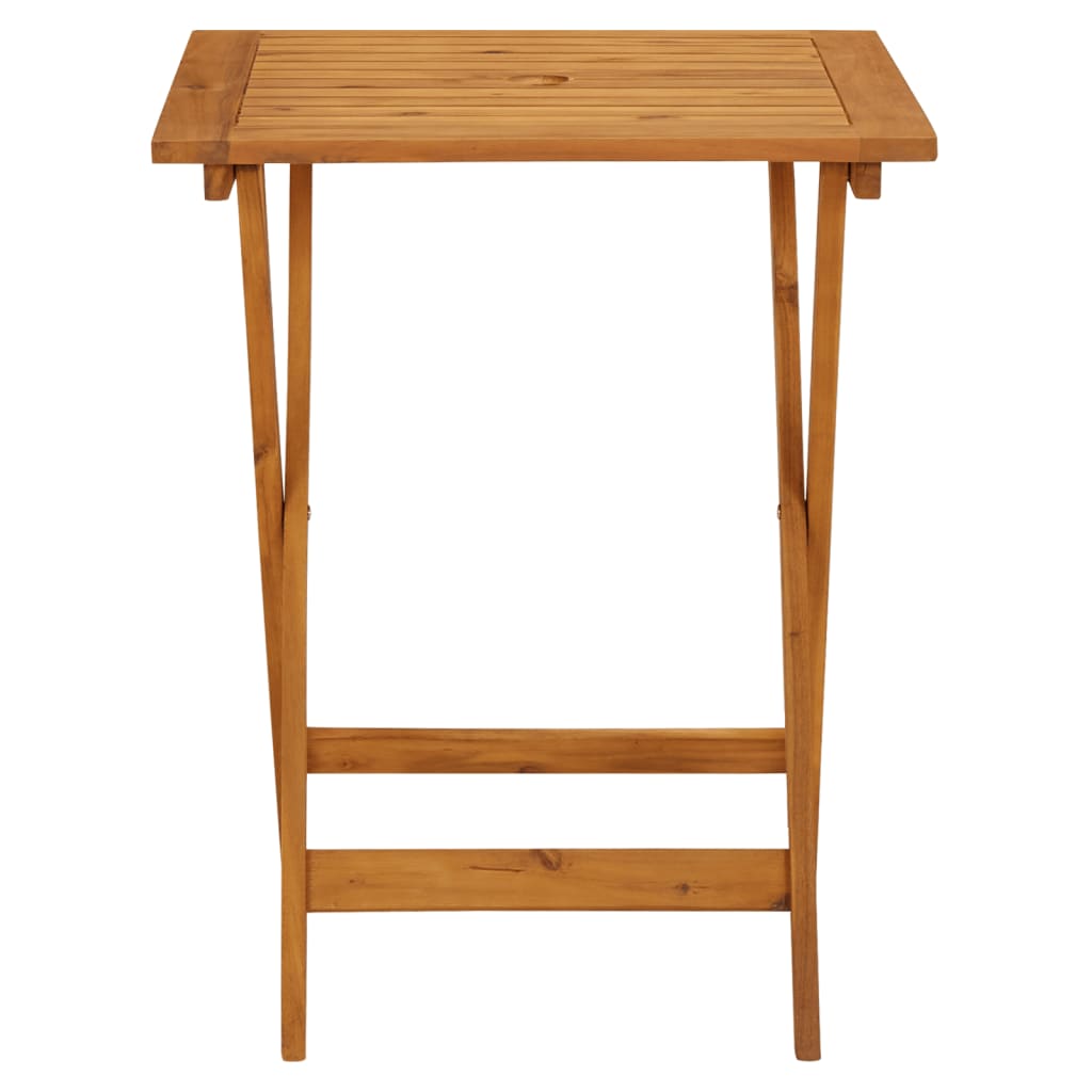 Set da Bistrot 3pz Grigio in Polipropilene e Legno Massello | homemem39