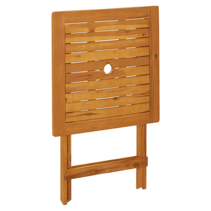 Set da Bistrot 3pz Grigio in Polipropilene e Legno Massello | homemem39