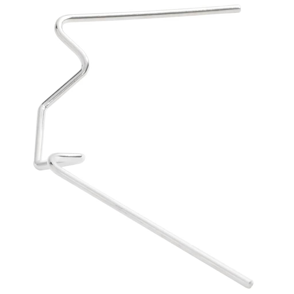 Clip per Serre 100 pz Tipo W in Acciaio Zincato - homemem39