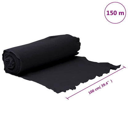 Membrana Geotessile Nera 1x150 m in Fibra di Poliestere | homemem39