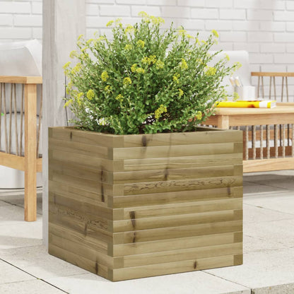 Garden Planter 50x50x46 cm in Impregnated Pine Wood