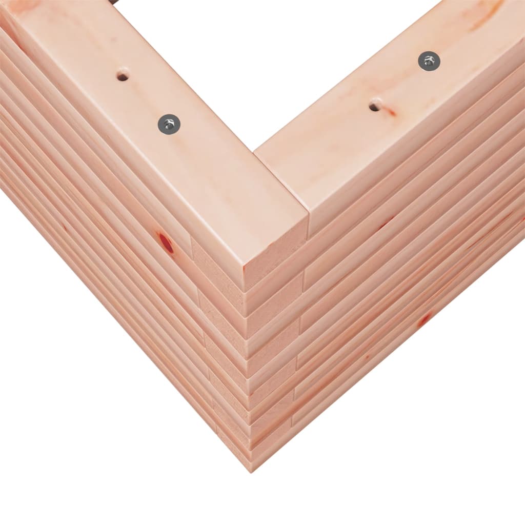 Fioriera da Giardino 60x60x46 cm in Legno Massello Di Douglas