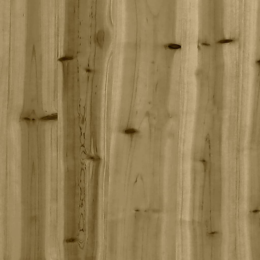 Fioriera da Giardino 70x70x46 cm in Legno di Pino Impregnato