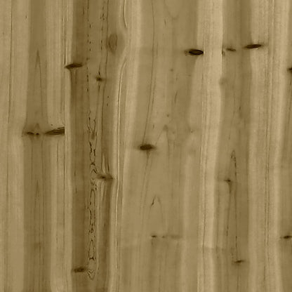 Fioriera da Giardino 70x70x46 cm in Legno di Pino Impregnato