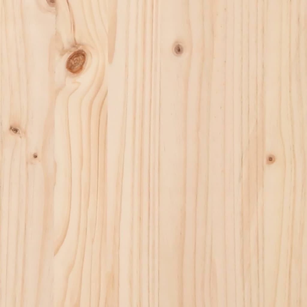 Fioriera da Giardino 80x80x46 cm in Legno Massello di Pino