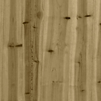 Fioriera da Giardino 80x80x46 cm in Legno di Pino Impregnato
