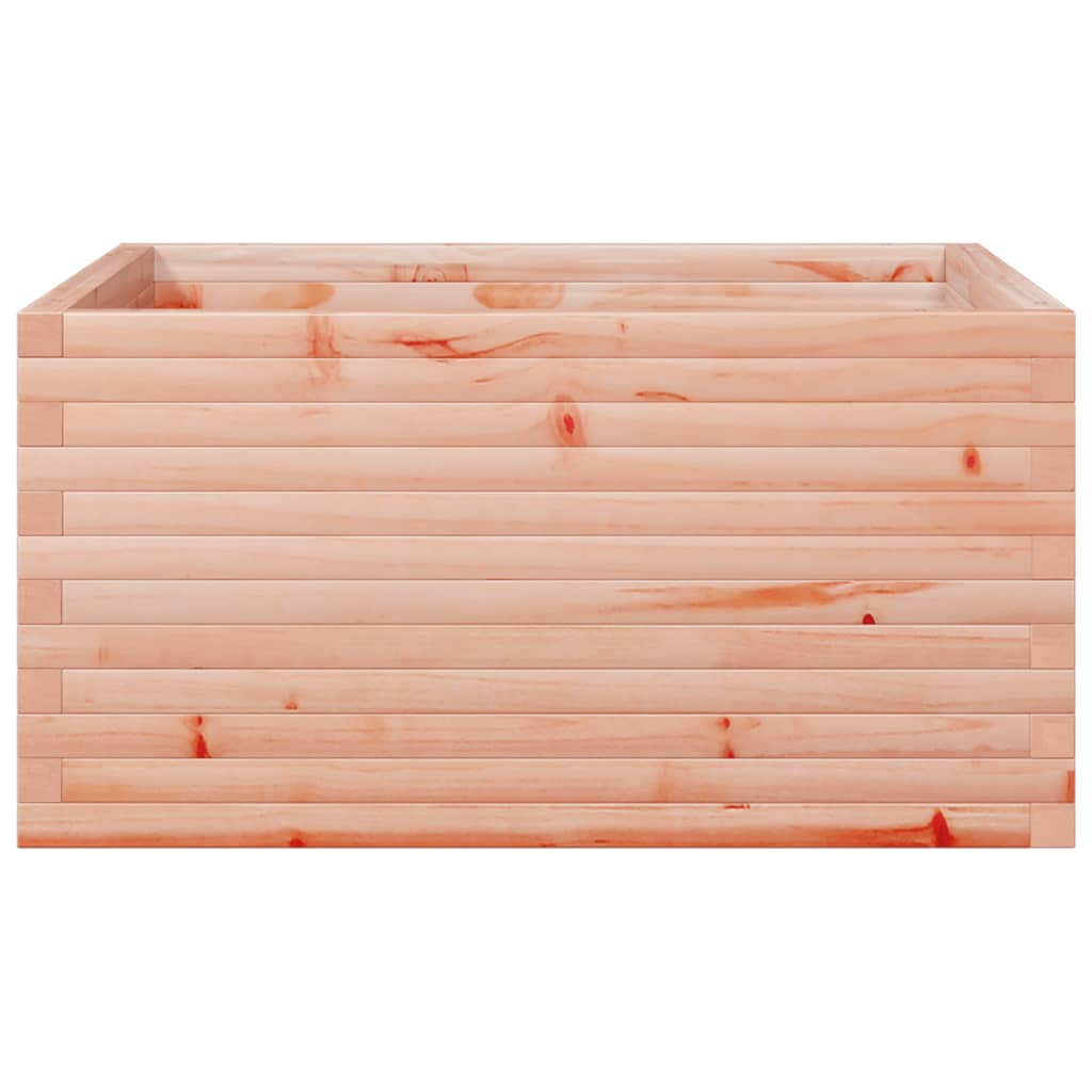 Garden planter 90x90x46 cm in solid Douglas wood