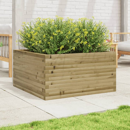 Fioriera da Giardino 90x90x46 cm in Legno di Pino Impregnato