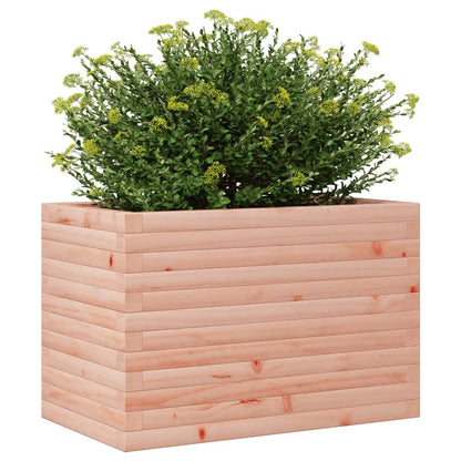 Garden planter 70x40x46 cm in solid Douglas wood