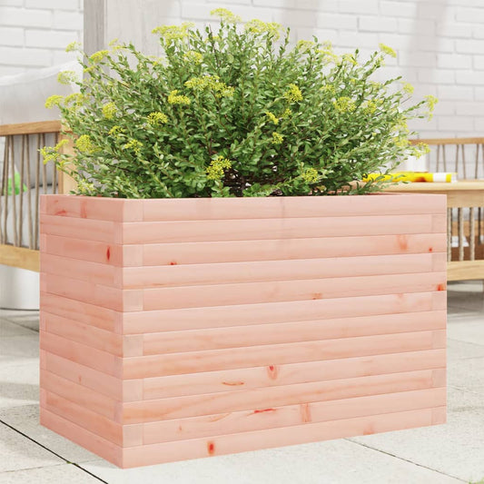 Garden planter 70x40x46 cm in solid Douglas wood