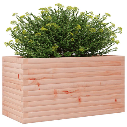 Garden planter 90x40x46 cm in solid Douglas wood