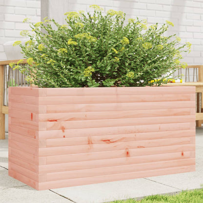 Garden planter 90x40x46 cm in solid Douglas wood