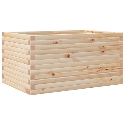 Fioriera da Giardino 90x60x46 cm in Legno Massello di Pino