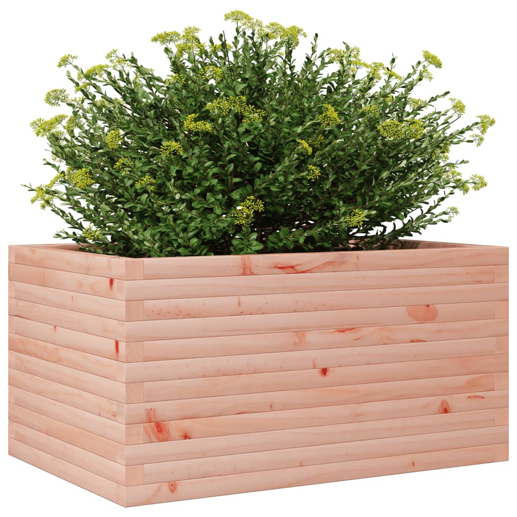 Garden planter 90x60x46 cm in solid Douglas wood