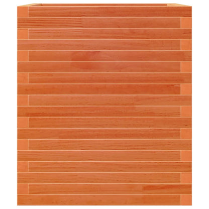 Fioriera Giardino Marrone Cera 60x60x68,5cm Legno Massello Pino