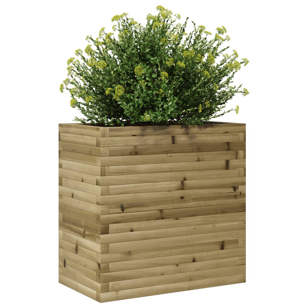 Fioriera da Giardino 70x40x68,5 cm in Legno di Pino Impregnato