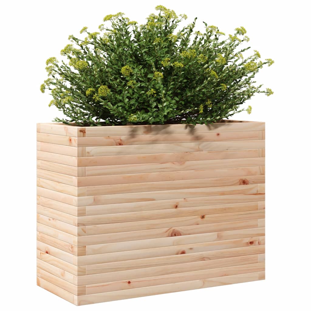 Fioriera da Giardino 90x40x68,5 cm in Legno Massello di Pino