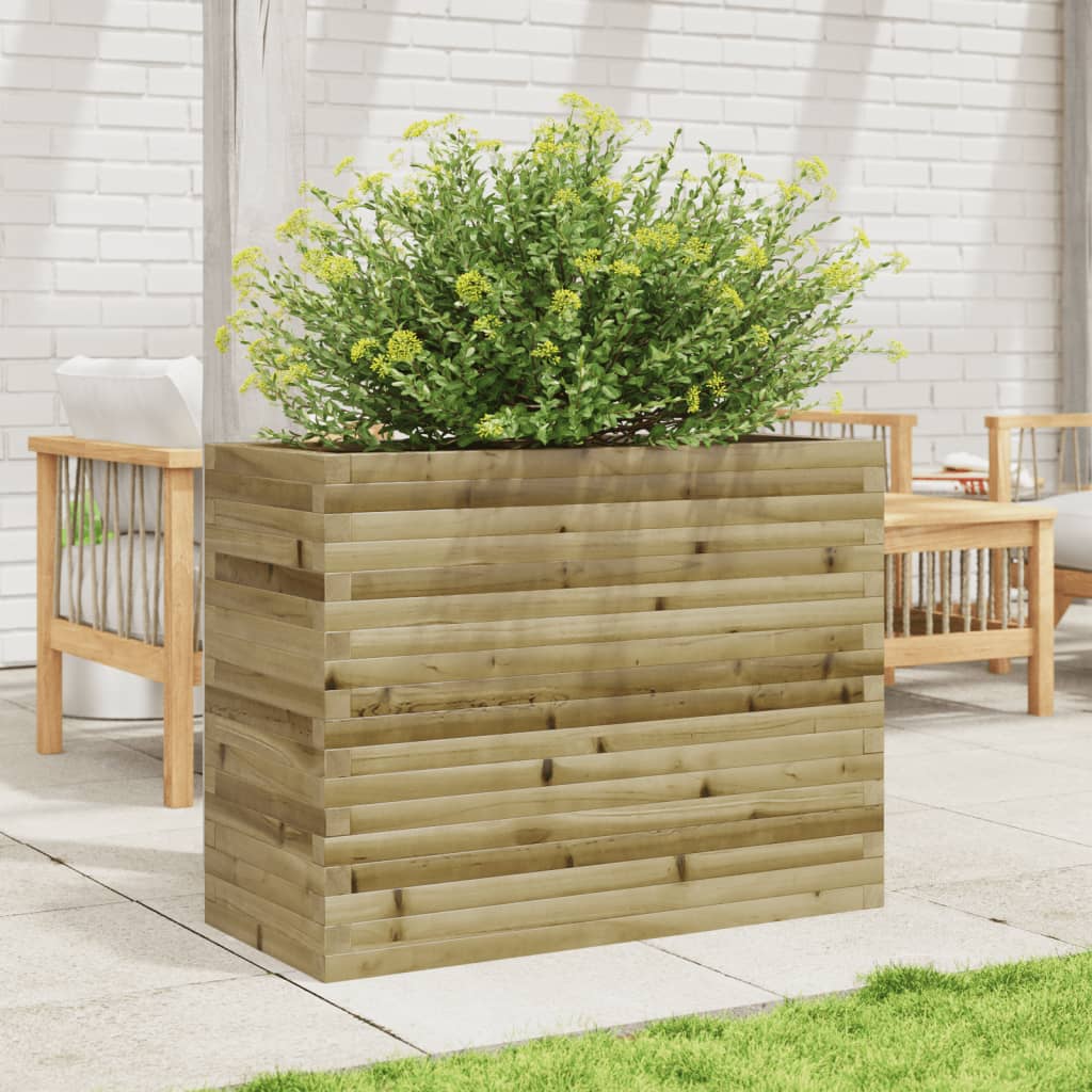 Fioriera da Giardino 90x40x68,5 cm in Legno di Pino Impregnato - homemem39