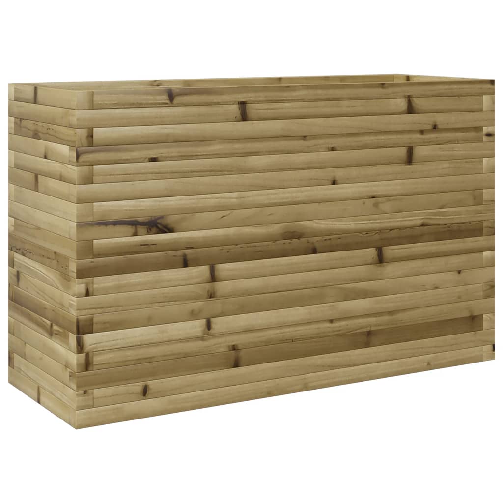 Fioriera da Giardino 110x40x68,5 cm in Legno di Pino Impregnato