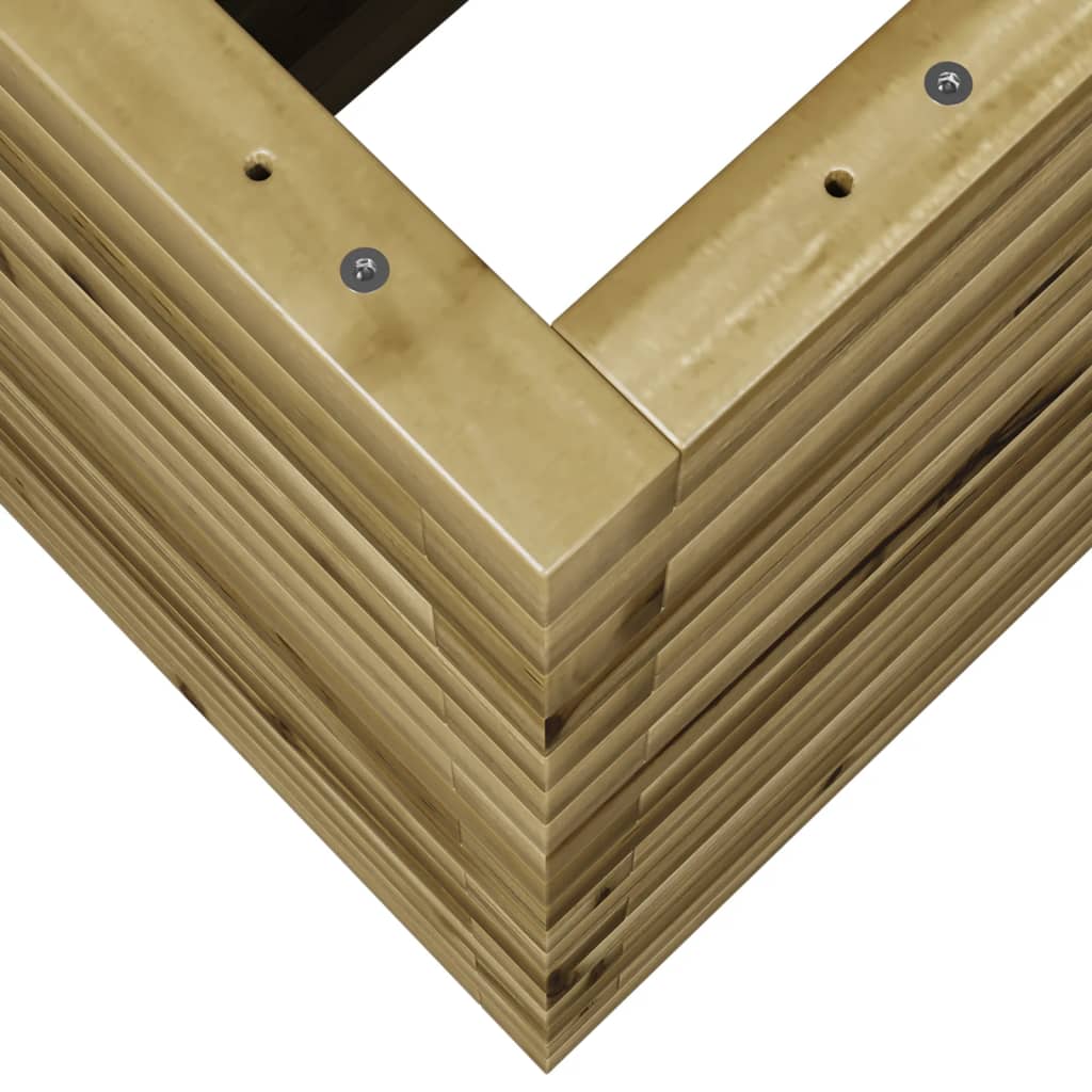 Fioriera da Giardino 110x40x68,5 cm in Legno di Pino Impregnato