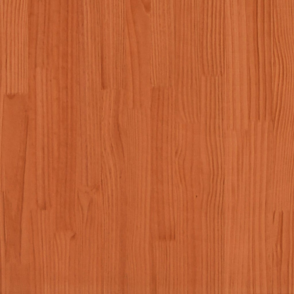 Brown Wax Garden Planter 90x60x68.5cm Solid Pine Wood