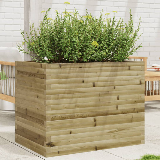 Fioriera da Giardino 90x60x68,5 cm in Legno di Pino Impregnato - homemem39