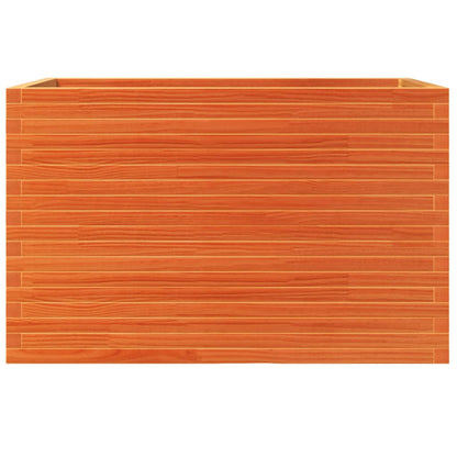 Fioriera Giardino Marrone Cera 110x60x68,5 Legno Massello Pino - homemem39