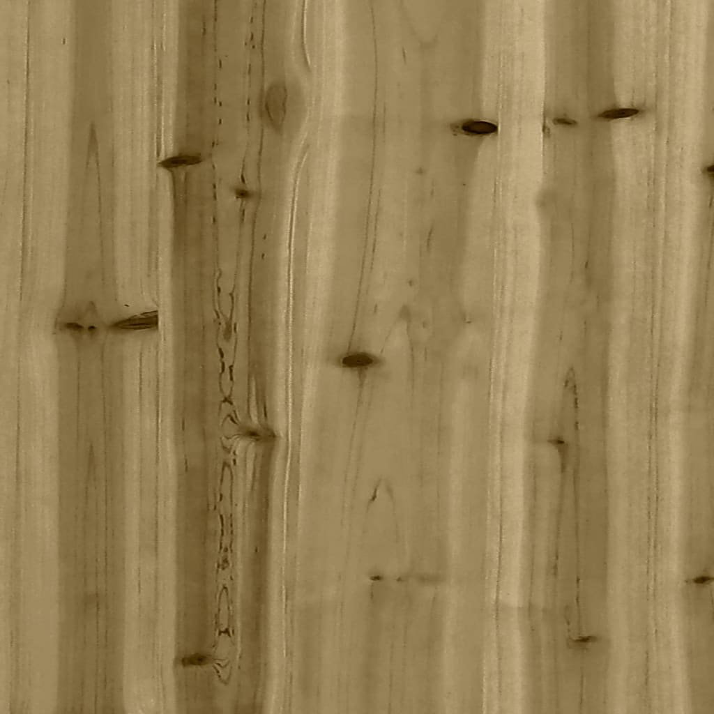 Fioriera da Giardino 40x40x49,5 cm in Legno di Pino Impregnato