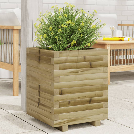 Fioriera da Giardino 40x40x49,5 cm in Legno di Pino Impregnato