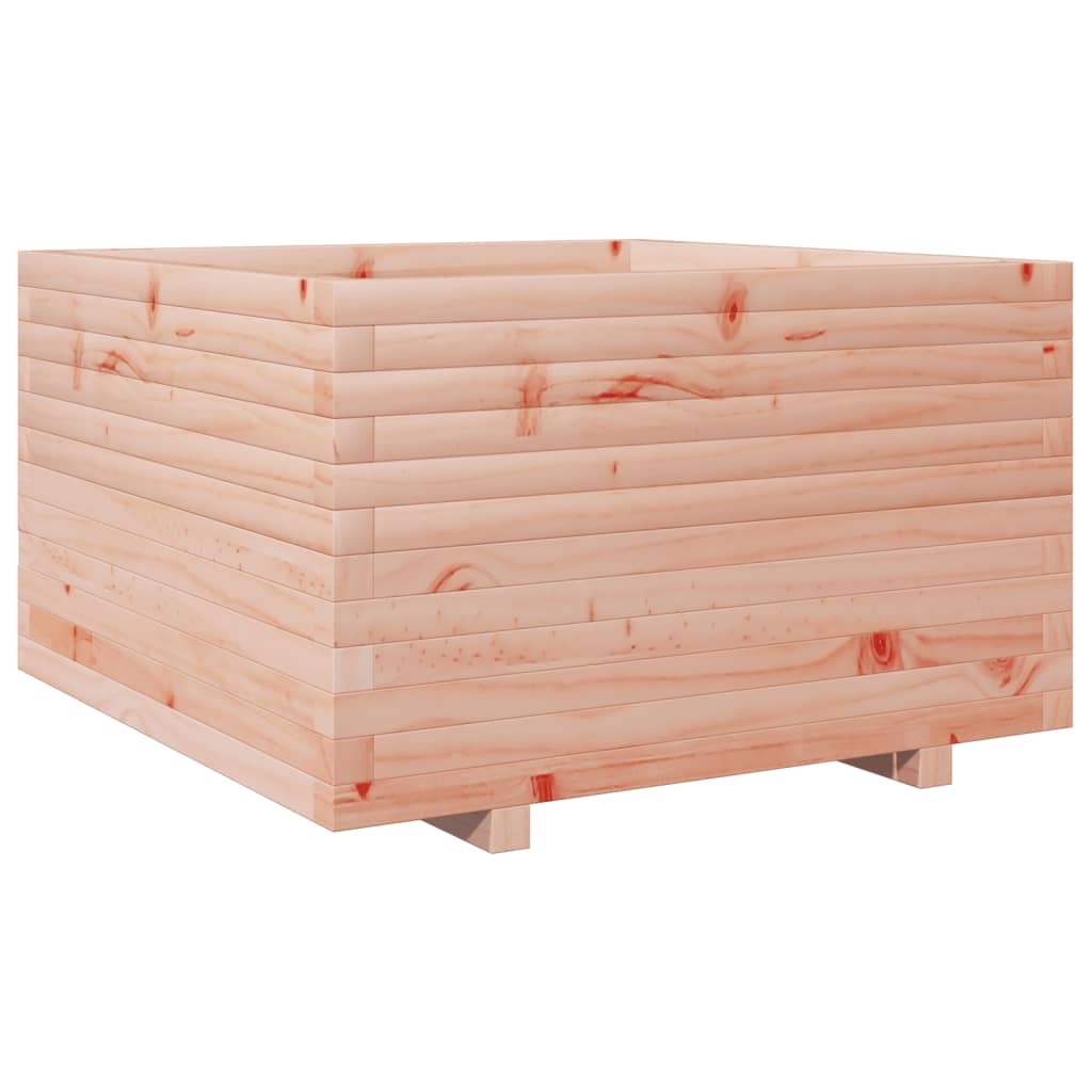 Garden planter 80x80x49.5 cm in solid Douglas wood