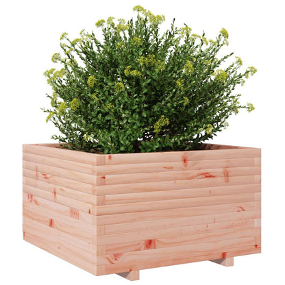 Garden planter 80x80x49.5 cm in solid Douglas wood