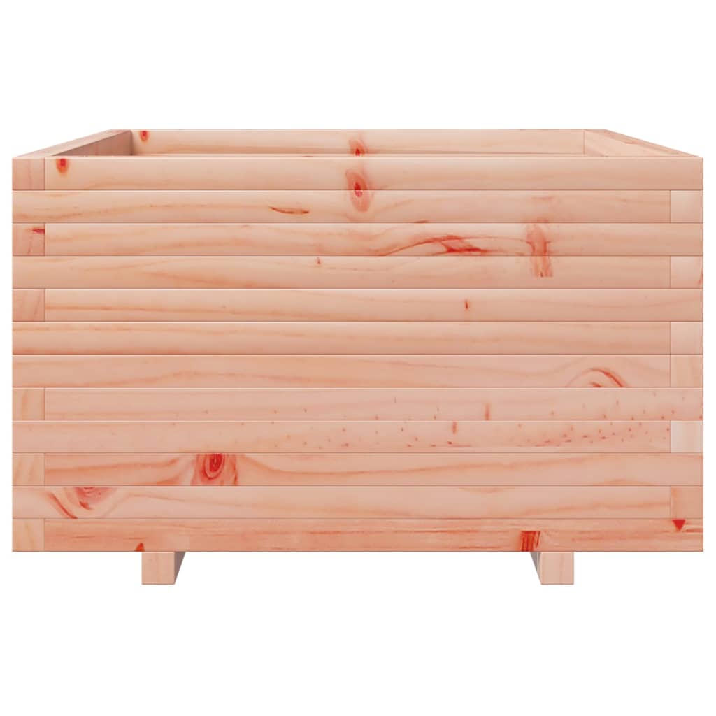 Garden planter 80x80x49.5 cm in solid Douglas wood