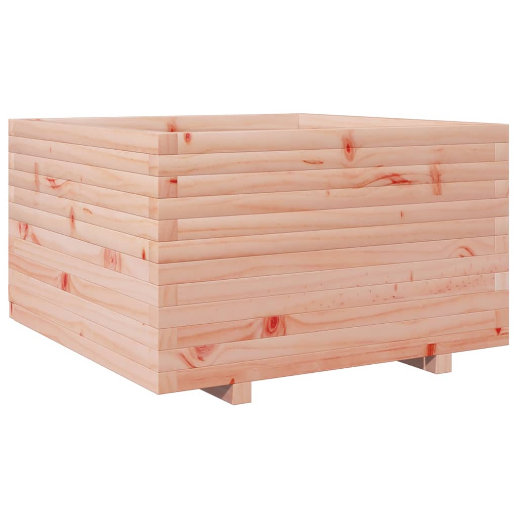 Garden planter 80x80x49.5 cm in solid Douglas wood