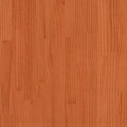 Brown Wax Garden Planter 90x90x49.5cm Solid Pine Wood